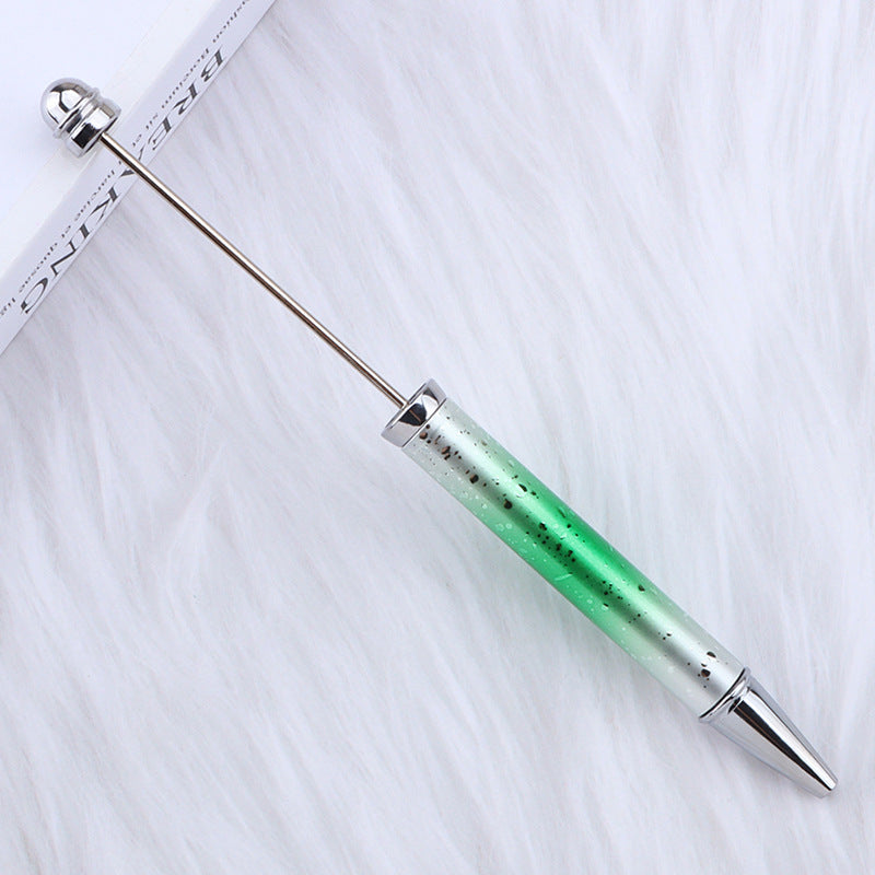 Wholesale Beadable Pensdiy UV Electroplating Starry Sky Sequins Gradient Beaded Ballpoint Pen